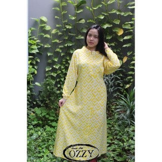 Thumbnail: Ozzy Batik Pekalongan Gamish Cap Kuning No Printing Katun Rayon Premium