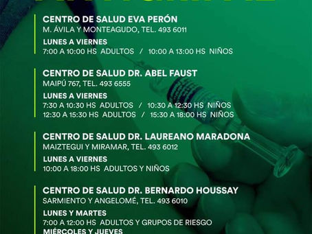 #InformacionUtil: Vacunación Antigripal.
