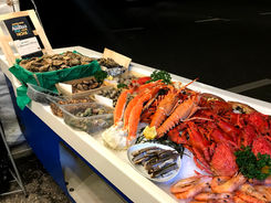 Choix de fruits de mer