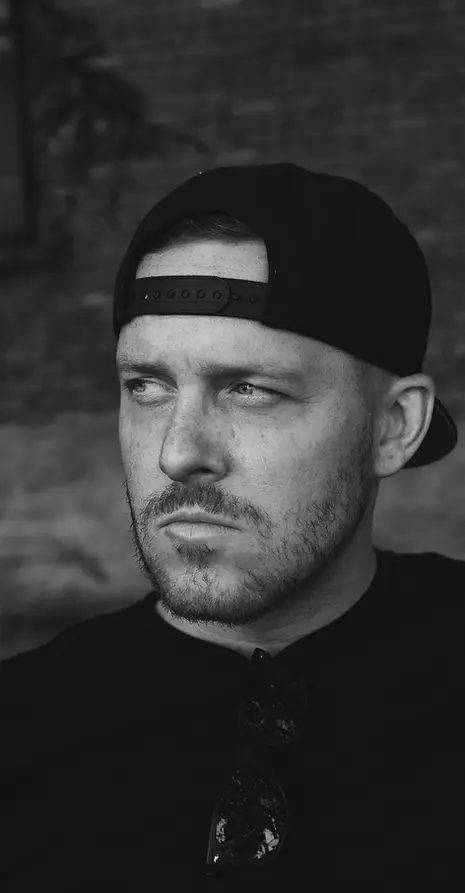 Ab The Audicrat headshot in black and white