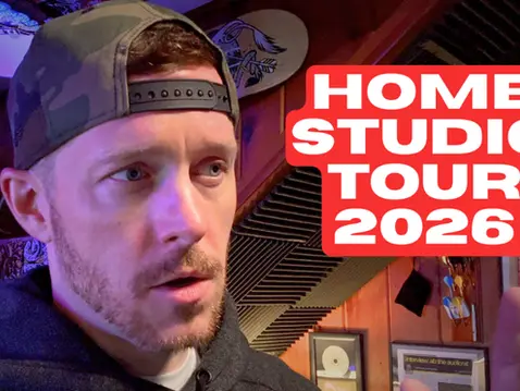 YouTube Thumbnail of Home Studio Tour 2026 by Ab The Audicrat