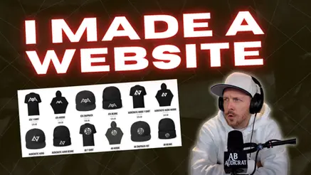 YouTube Thumbnail for Website Tour Video by Ab The Audicrat