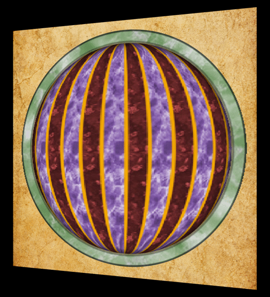 "ORB512" 3D Moire art picture