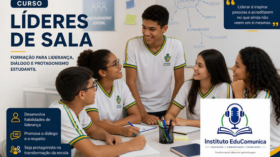 imagem  mostra liderança estudantil