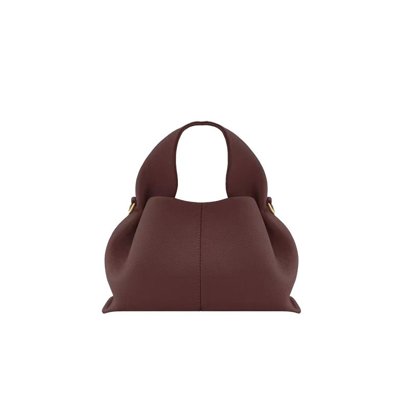 Thumbnail: Fashion Women Dumpling Bags Luxury Leather Versatile Solid Color Female Shopping