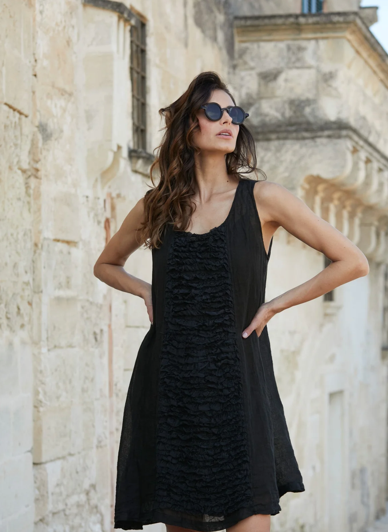 MegbyDesign Lidia Dress - Linen & Lace