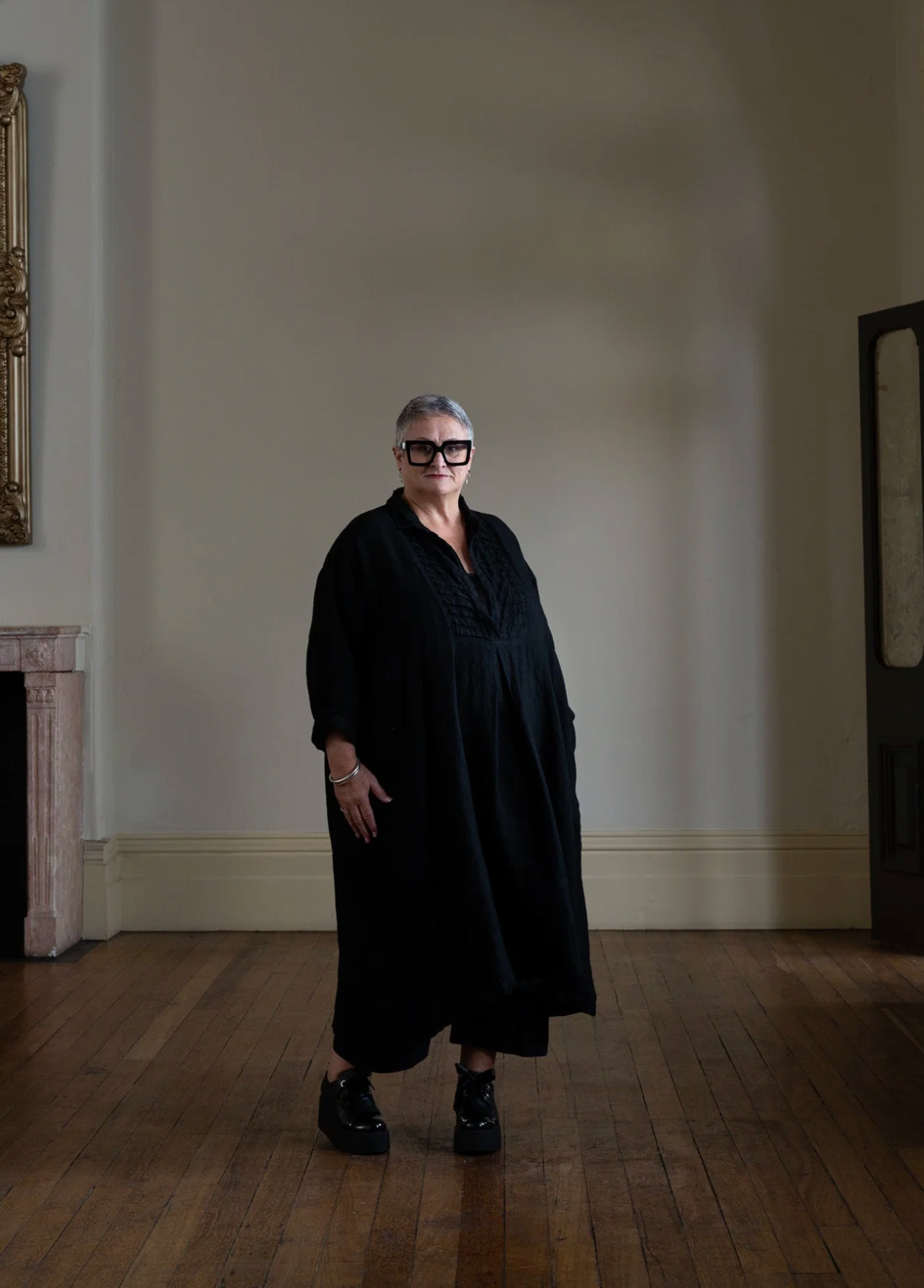 MegbyDesign Yves Tuxedo Dress - Black