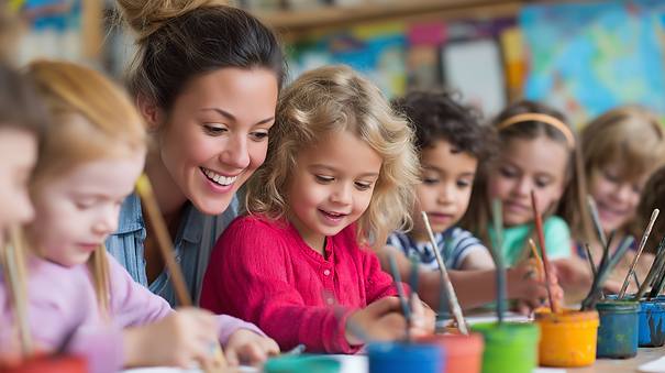 phineasdora883572_a_group_of_kindergarten_children_painting_wit_ff05c31b-4bff-4ebf-9e26-e6