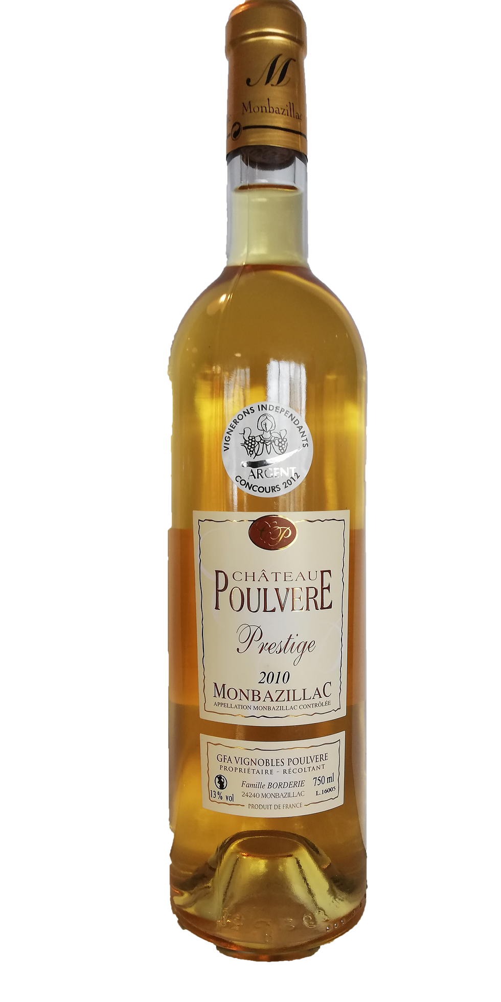 Monbazillac Prestige 2010 "Chateau Poulvère" 75 Cl