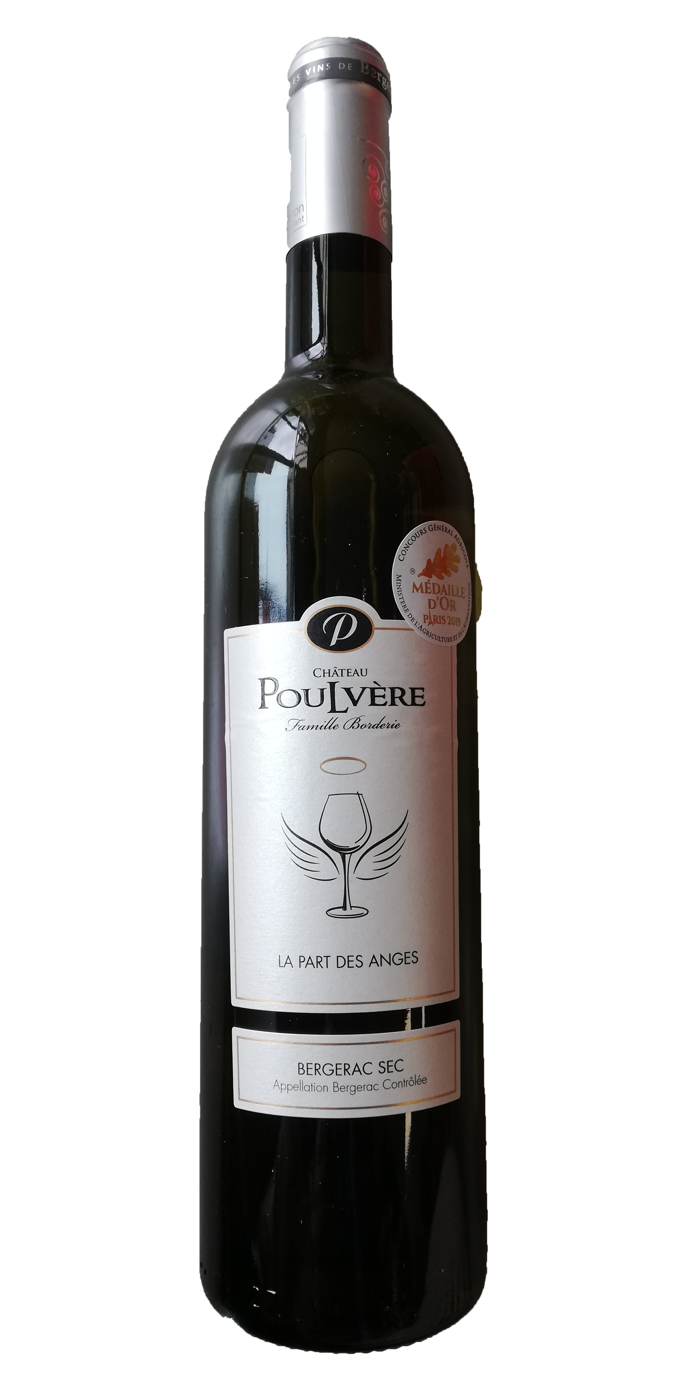 Bergerac sec "La part des Anges" 2019 Château Poulvère 75cl