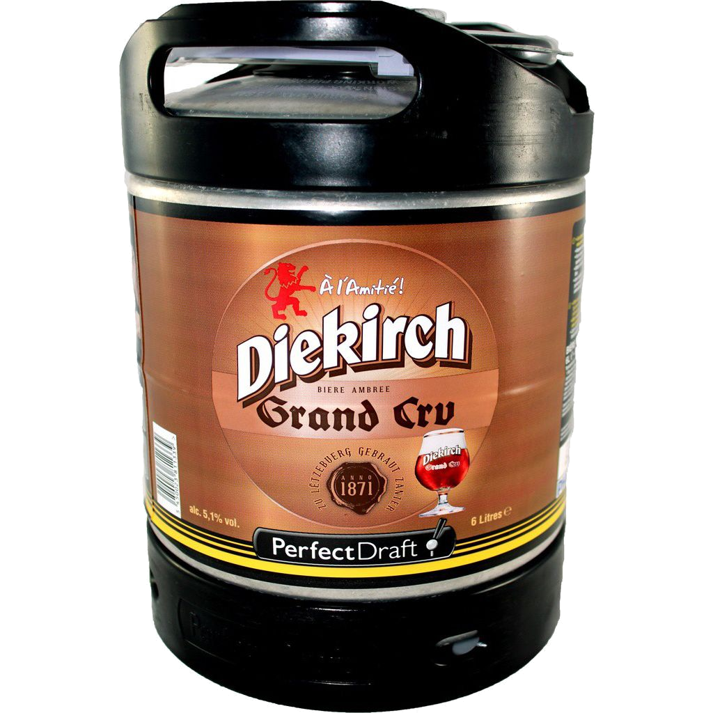 Mini Fût Perfect Draft DIEKIRCH Grand Cru Ambrée 6l