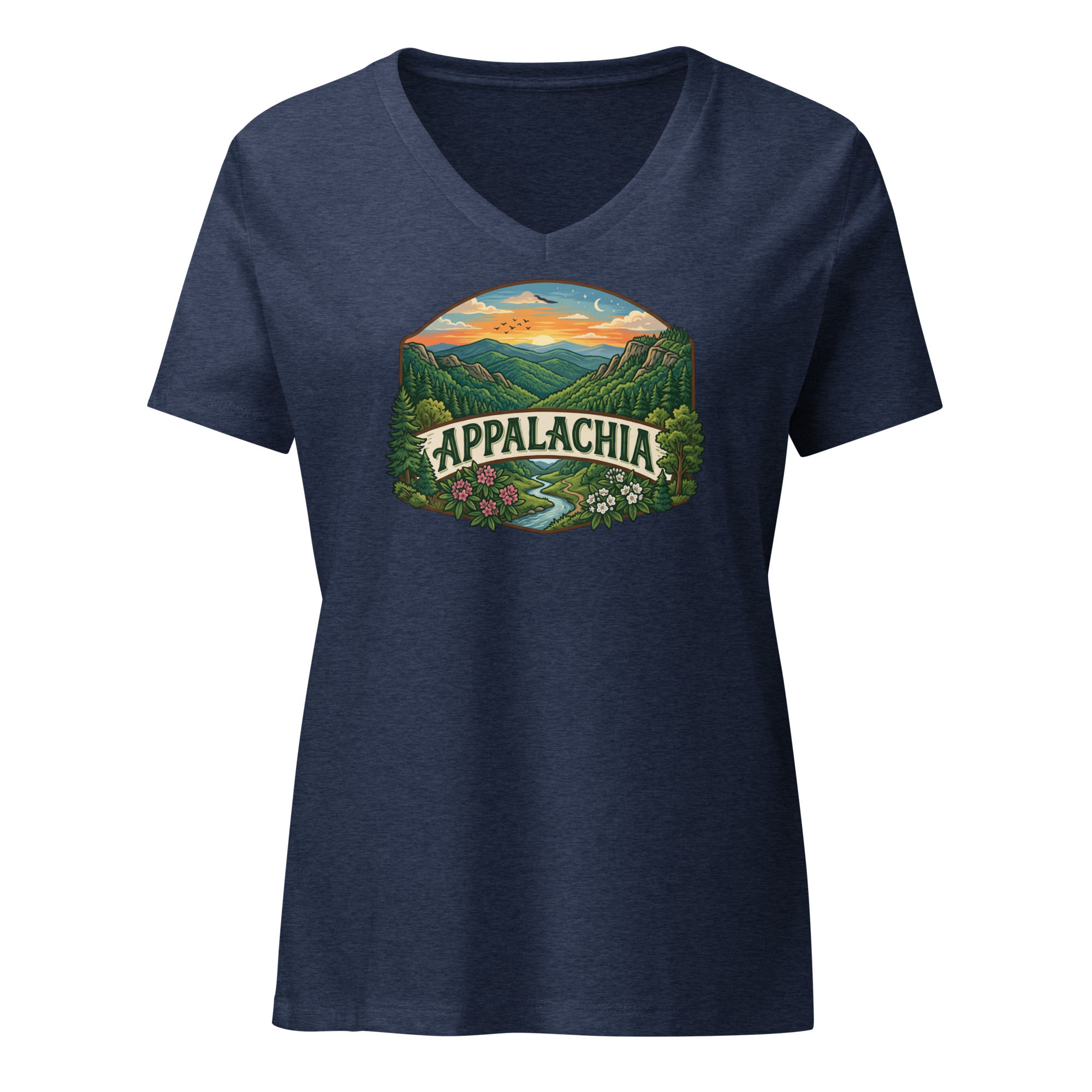 Appalachian Beauty Women’s relaxed v-neck t-shirt