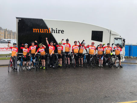 Waste on Wheels WOWS with charity challenge success