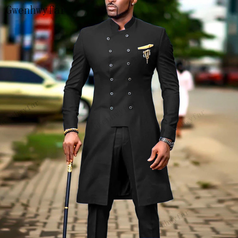 Thumbnail: Gwenhwyfar Suits for Men Groom Tuxedo