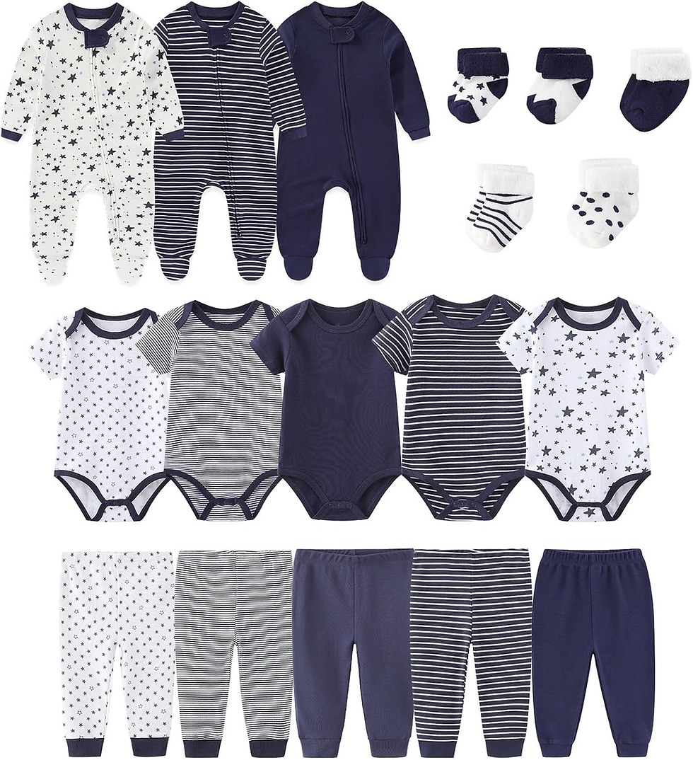 18 pack unisex romper
