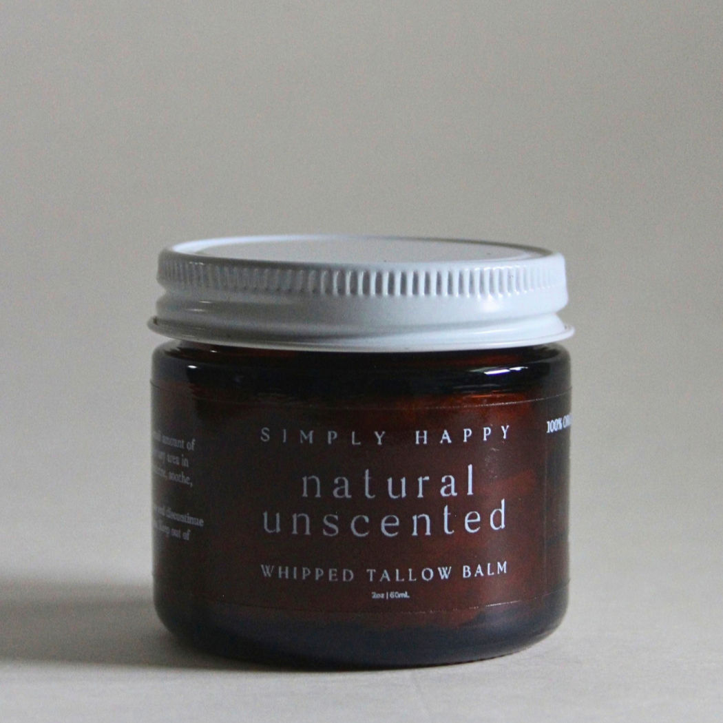 Unscented Pure Whipped Tallow Balm