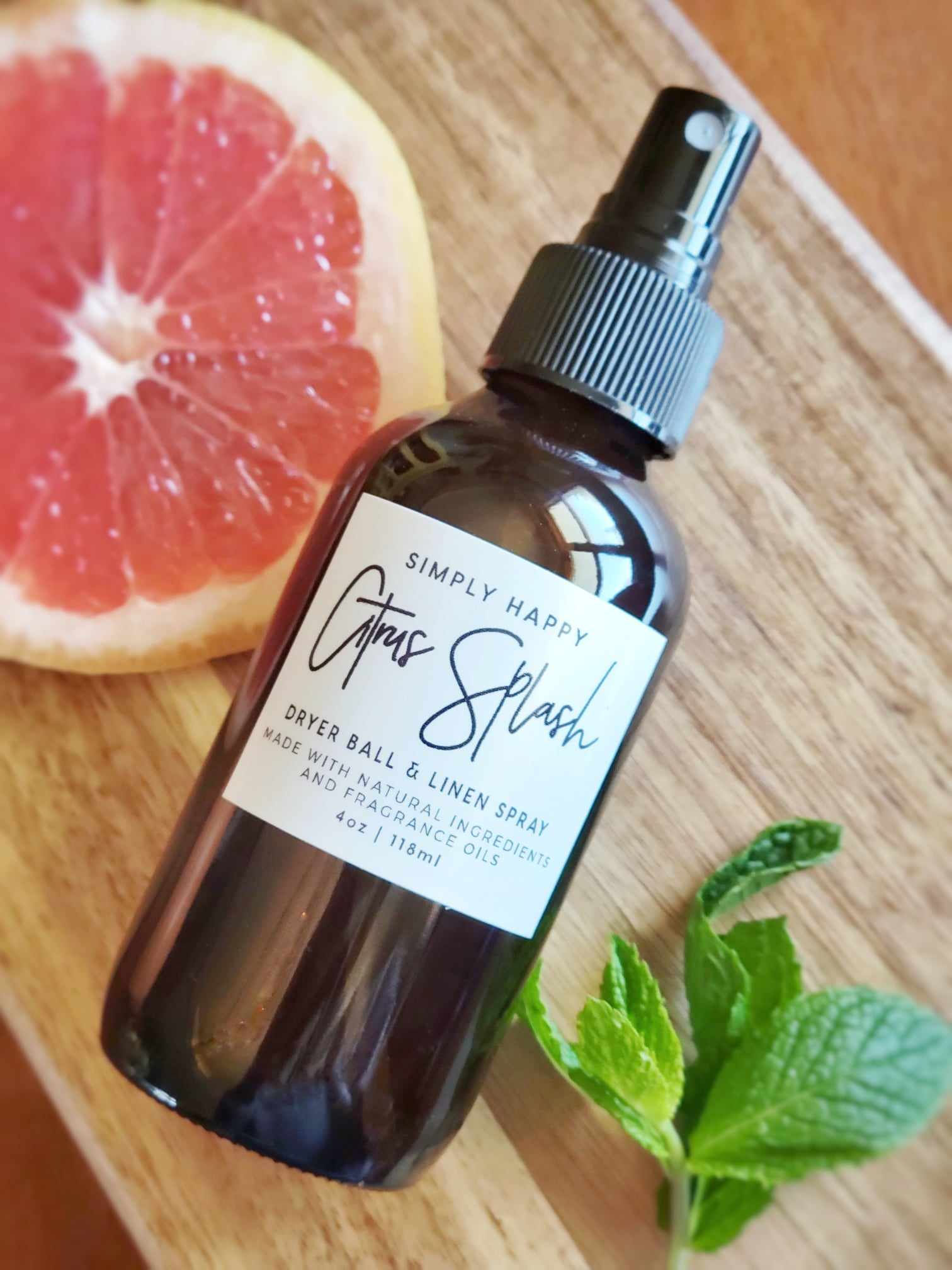 'Citrus Splash' Dryer Ball & Linen Spray