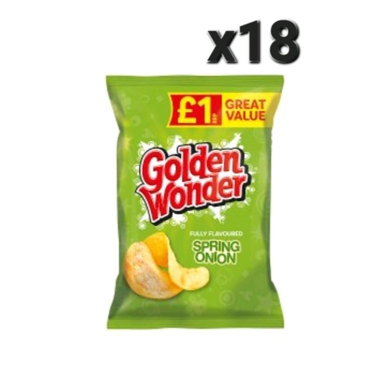 Golden Wonder crisps, £1, x18
