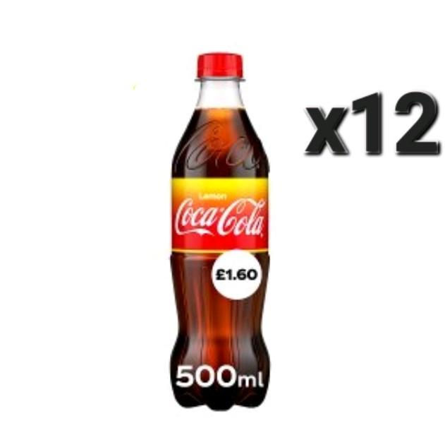 Coca-Cola 500ml bottle, x12 pack