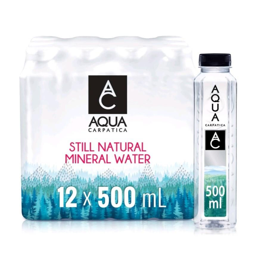 Aqua Cristallina Still Natural Mineral Water 12 x 500ml