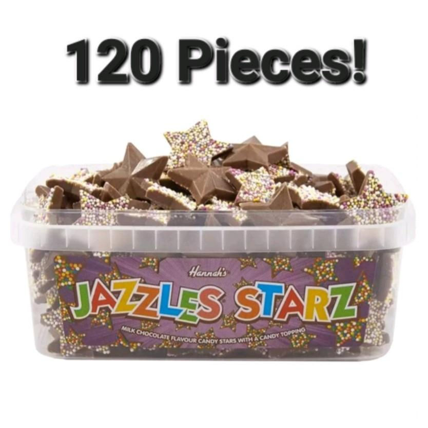 Hannah's Jazzles Starz Milk Chocolate Candy  120x