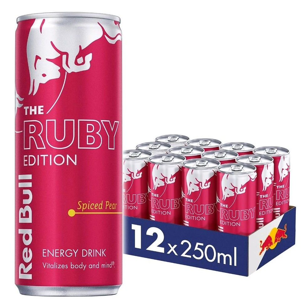 Red Bull Ruby Edition Sparkling Flavour 12x250ml cans