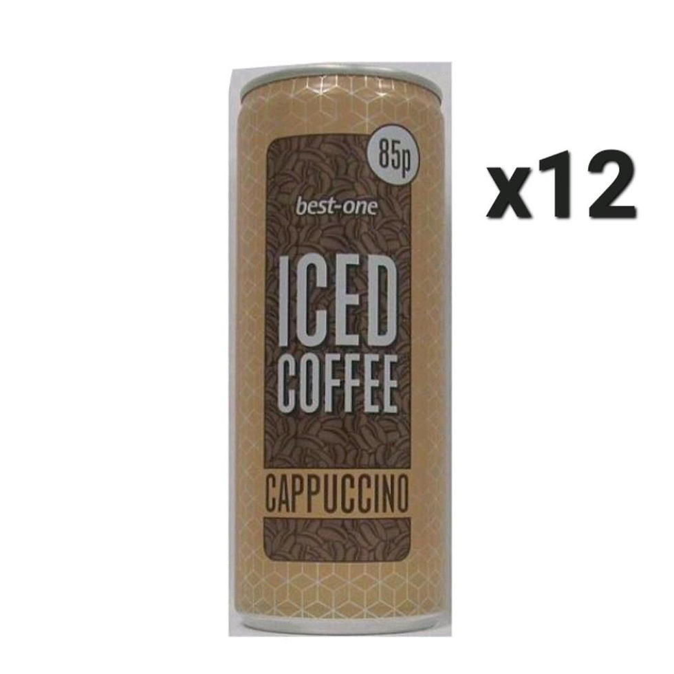 12 cans iced coffee cappuccinos