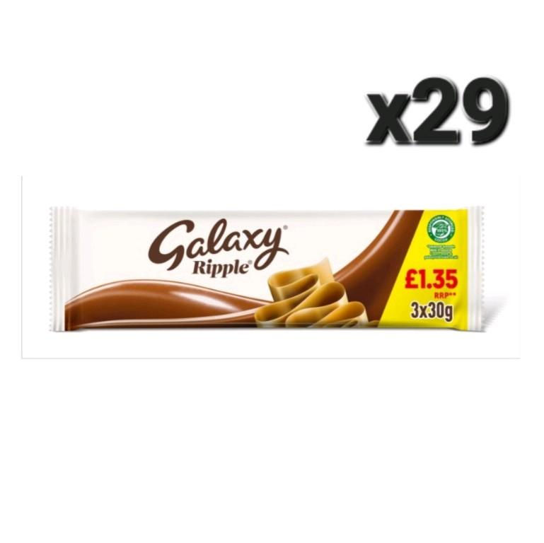 Galaxy Ripple chocolate bar, x29