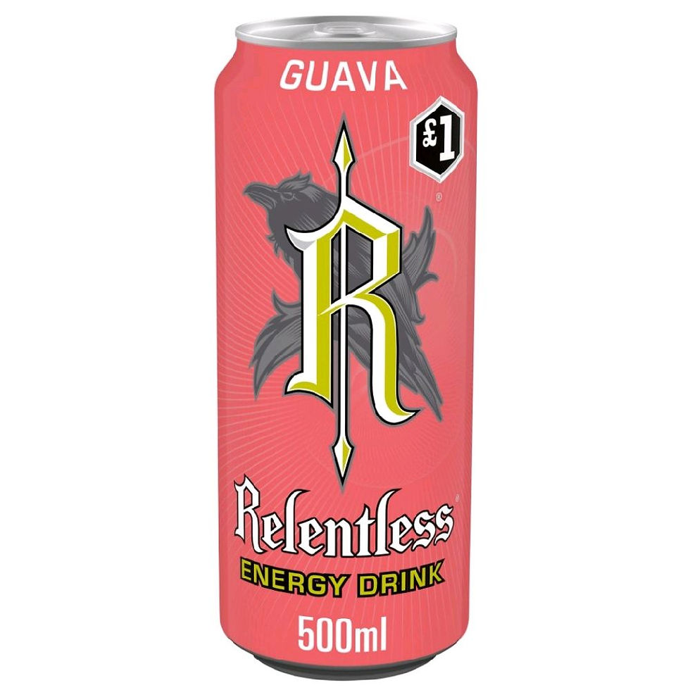 Relentless Guava Energy Drink, 500ml can