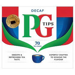 PG Tips Decaf Tea Bags - 420 Tea Bags (6 x 70 Packs)