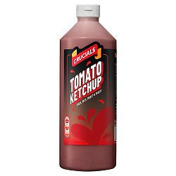Crucials Tomato Ketchup - 1L Jumbo Bottle