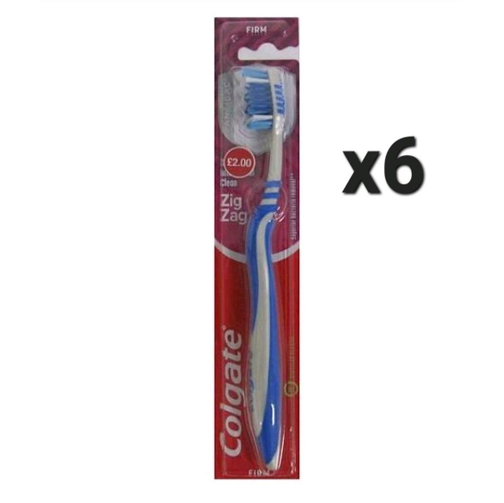 Colgate ZigZag Firm Toothbrush - 6 Pack