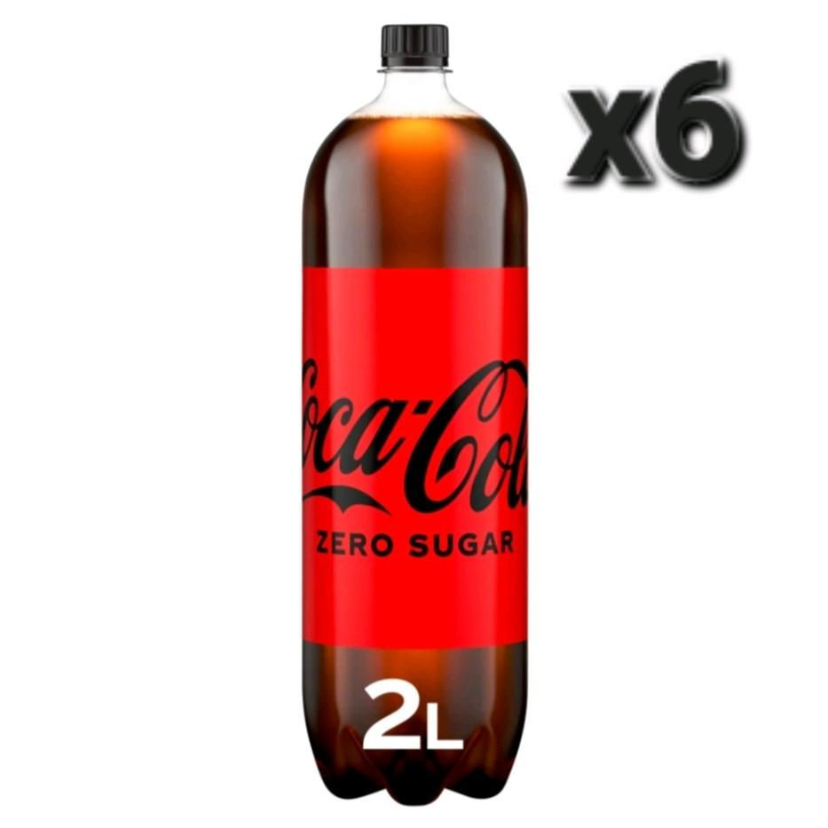 Coca-Cola Zero Sugar 2L bottles x6