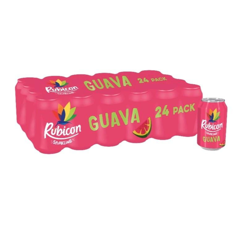 Rubicon Sparkling Guava - 24 x 330ml Cans