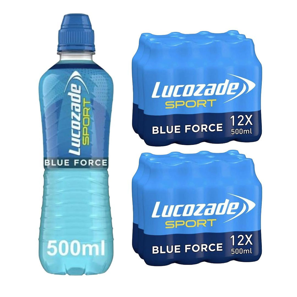 Lucozade Sport Blue Force - 24 x 500ml Bottles