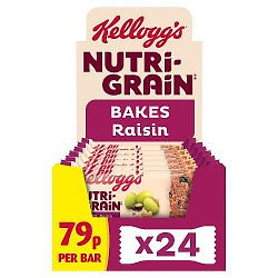 Kelloggs Nutri-Grain Raisin Bake - 24 Bar Boxes