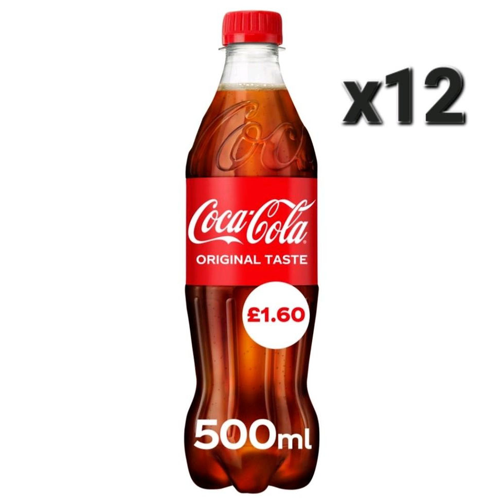 Coca-Cola Original Taste, 12 x 500ml bottles, £1.60