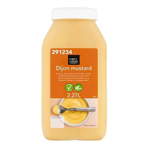Chef's Larder Dijon Mustard - 2.27L Jumbo Bottle