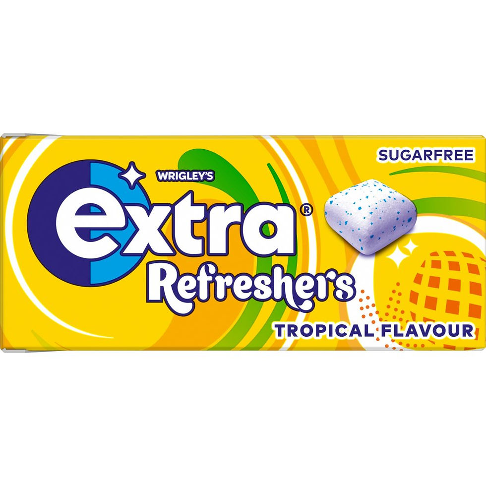 Thumbnail: Extra Refreshers Tropical Sugarfree - 16 x 7 Piece
