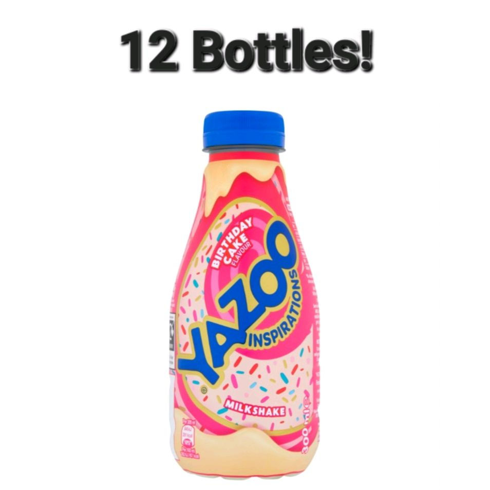 Yazoo Strawberry milkshake, 12 bottles