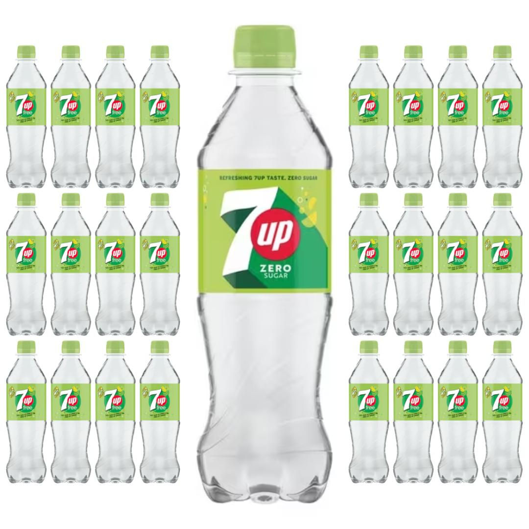 7up Zero Sugar - 24 x 500ml Bottles