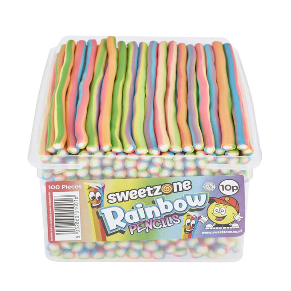 Thumbnail: Sweetzone Jumbo Pencils Sweets Range - 100pc Tubs