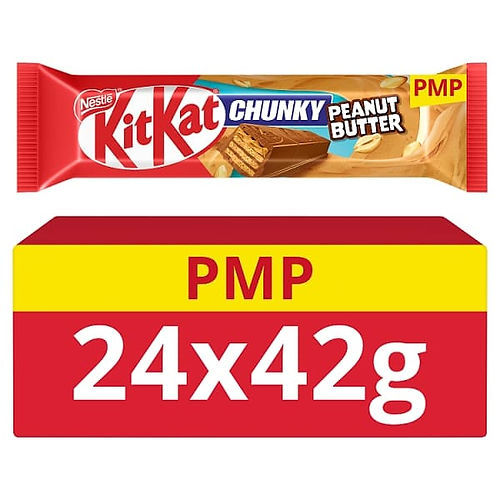 KitKat Chunky Peanut Butter Chocolate - 24 x 42g