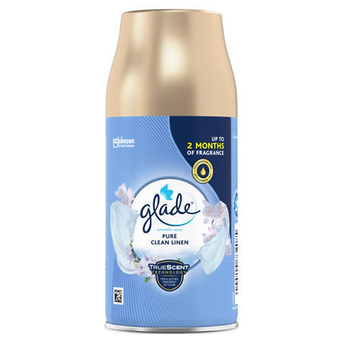Glade Auto Spray Refill Air Freshener Clean Linen - 4 x 296ml