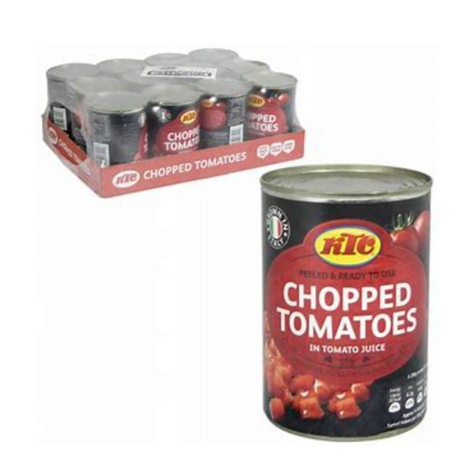 Chopped tomatoes in tomato juice, 12-can pack
