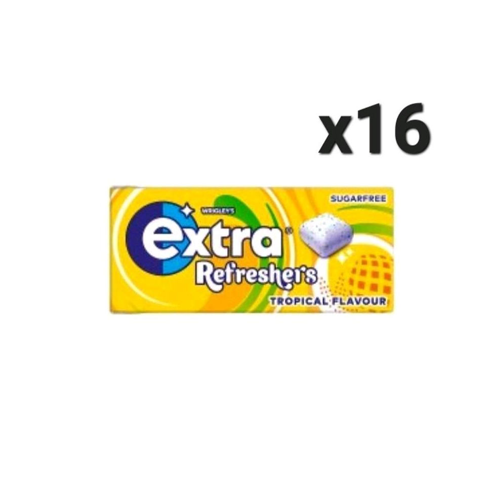 Extra Refreshers Tropical Pack x16