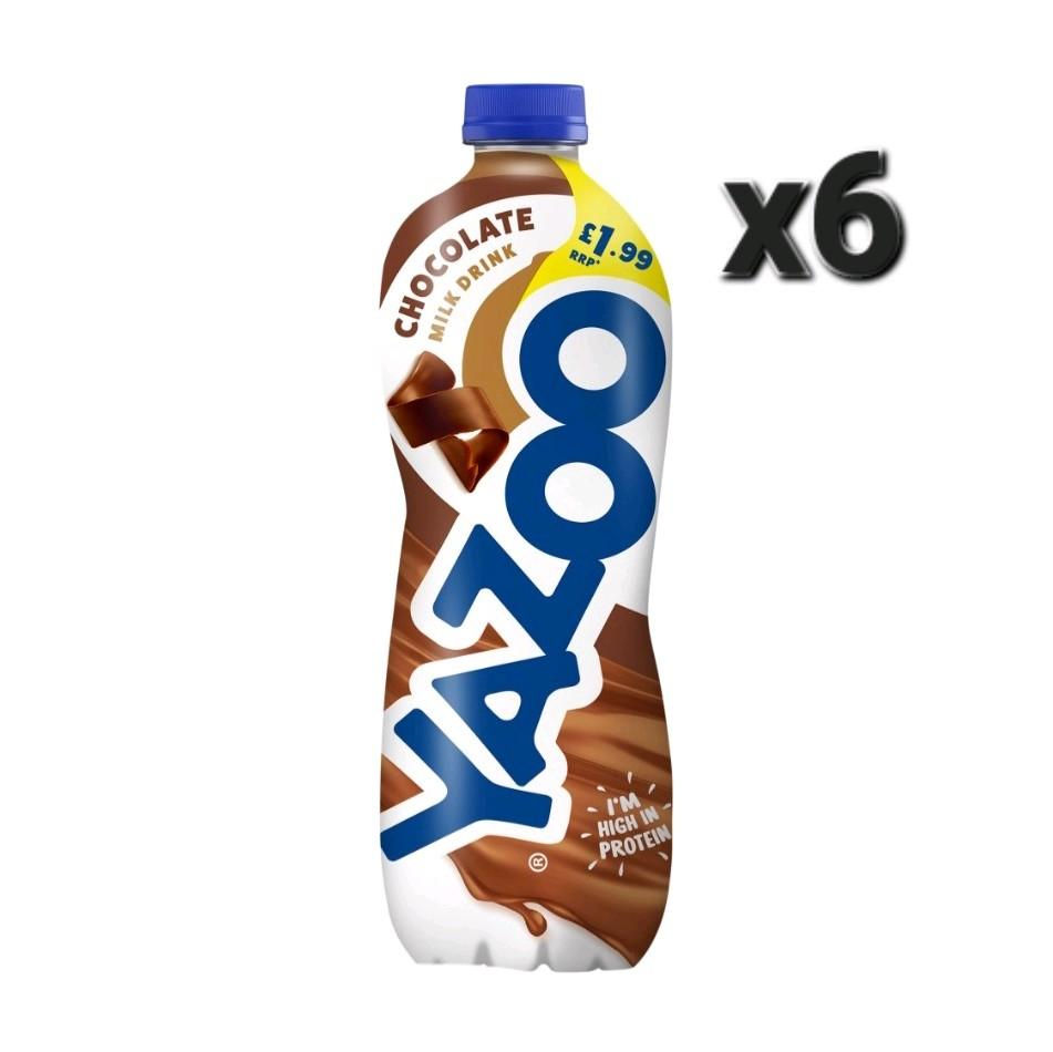 6x OZZY Chocolate milk bottles