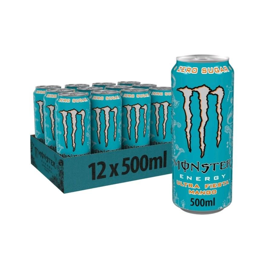 Monster Energy 500ml cans, 12-pack