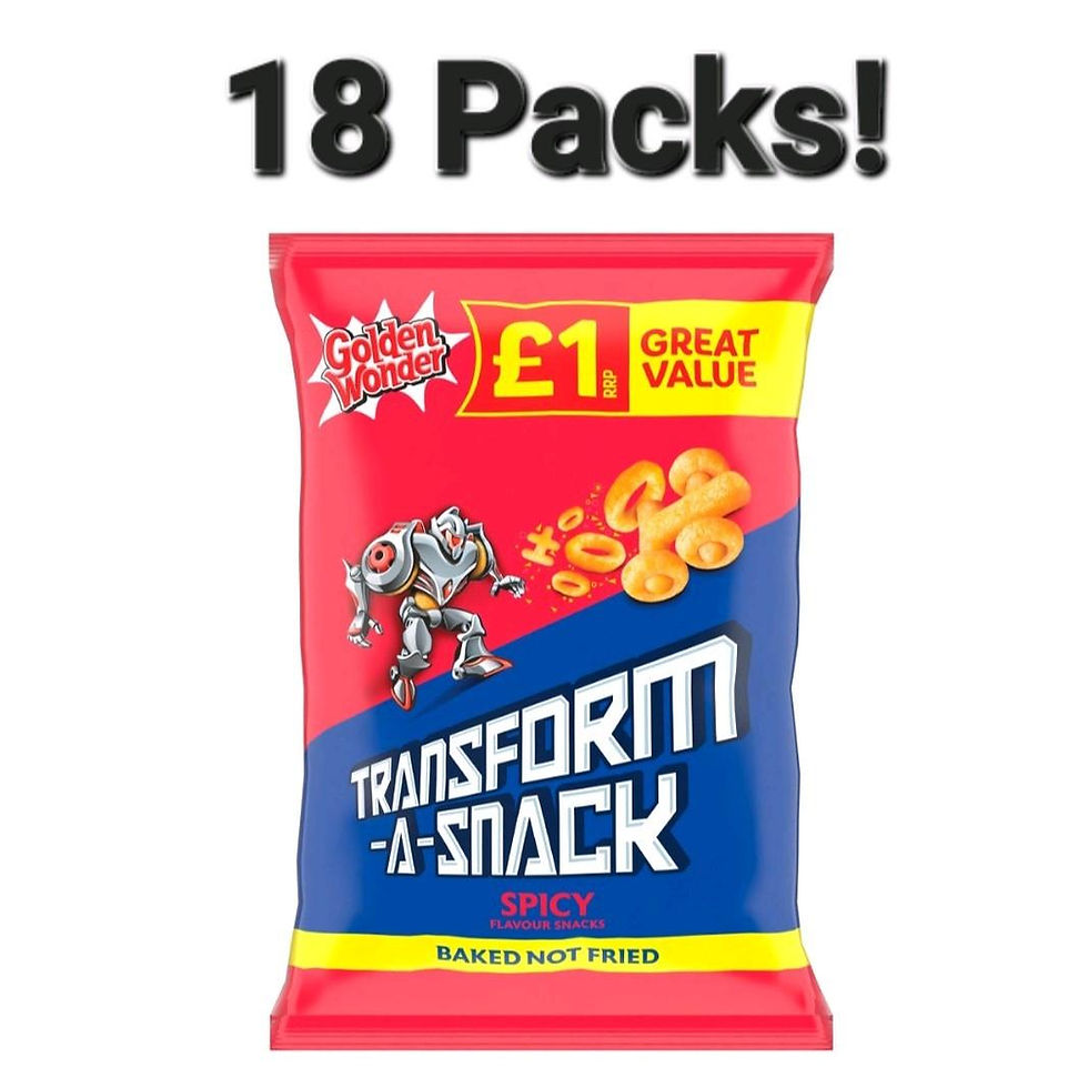Golden Wonder Transform-A-Snack Spicy - 18 x 56g