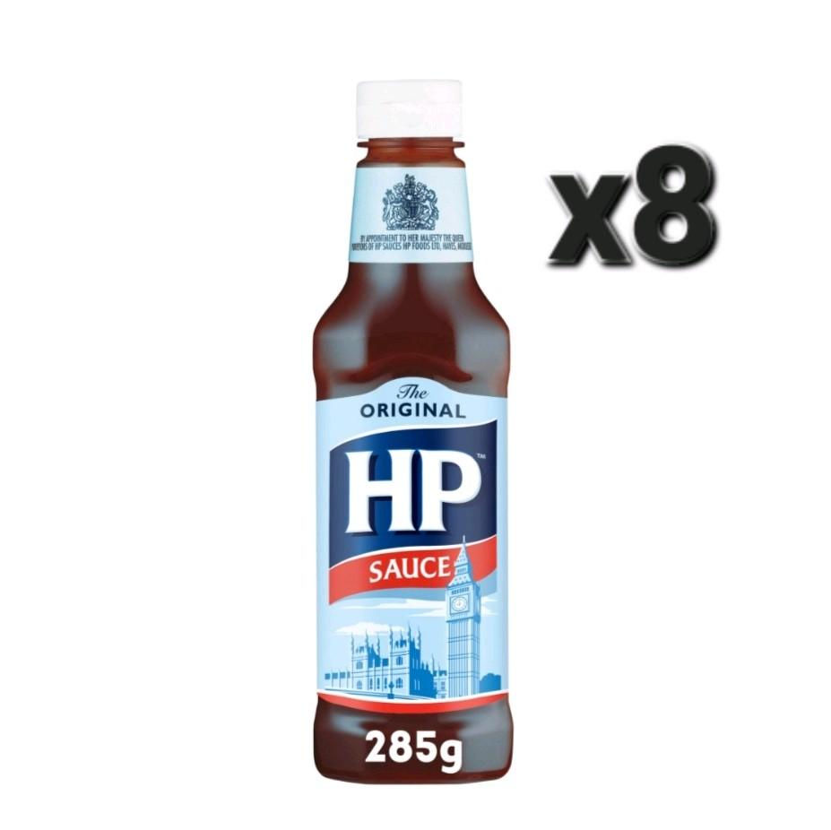 HP Brown Sauce - 8 x 285g Bottles